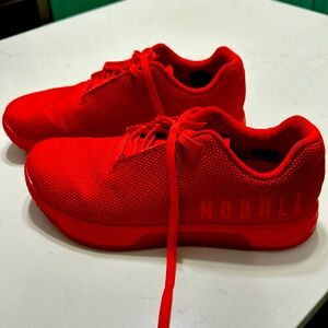 Nobull Impact Trainer. Red on red. M 9.5 W 11